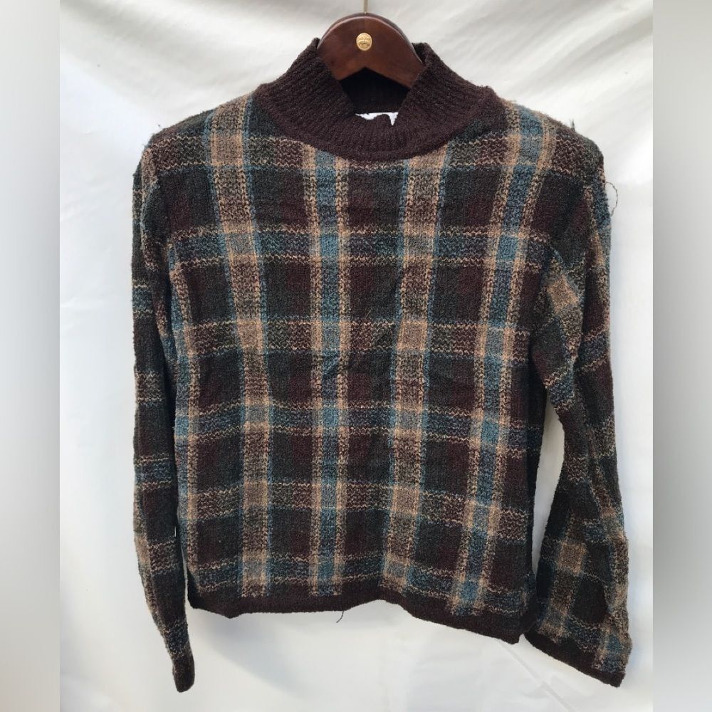 Style and Co Womens Sweater Thin Size Small Brown